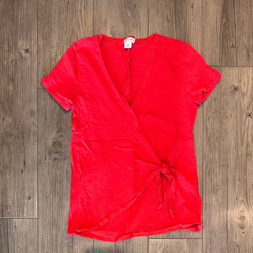 J Crew Faux Wrap Top